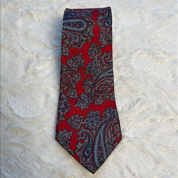 Dior EUC Authentic 100% Silk Paisley Tie - Picture 2 of 6
